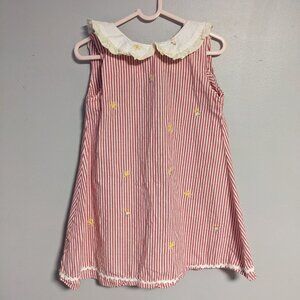 Striped a-line dress